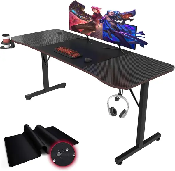 Gaming Tisch 180, Ergonomischer Gamer-Computertisch…