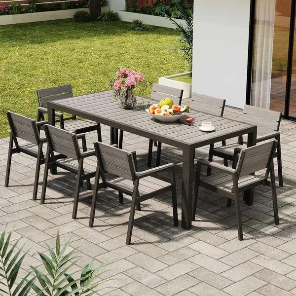 Gartenmöbel Set 8 stühle mit tischt, Hochwertiges…