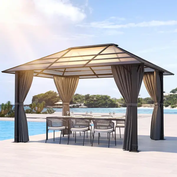 Pavillon 3x4 Wasserdicht Stabil Winterfest, Aluminium…