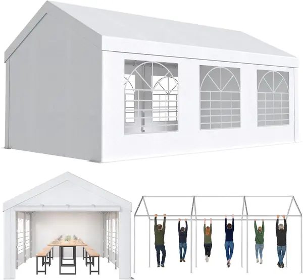 Pavillon 3x6,Partyzelt 3x6 Wasserdicht Stabil,Pavillon…
